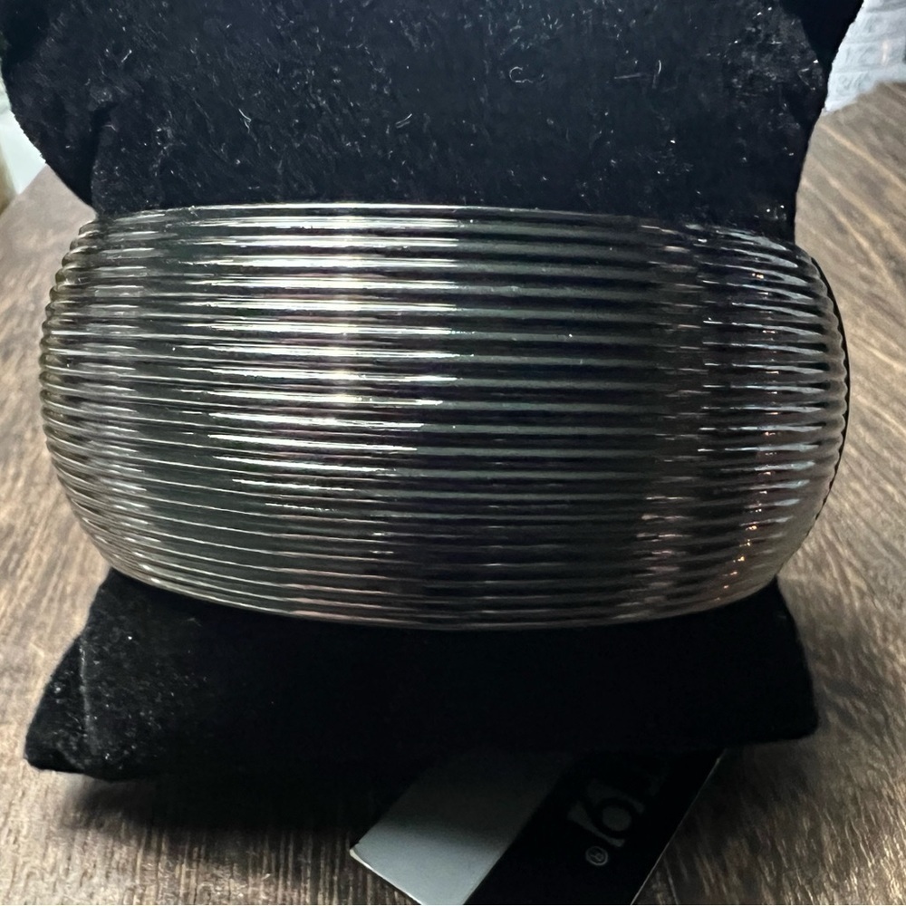 Apt. 9 Steel Colored Clamper Bracelet D15